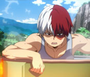 todoroki in barrel bath